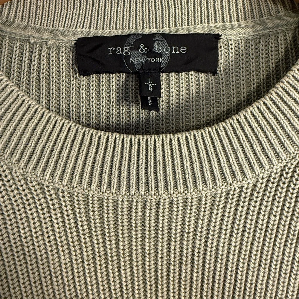 rag & bone Tan Crewneck Sweater Knit Minimalist - Picture 2 of 4